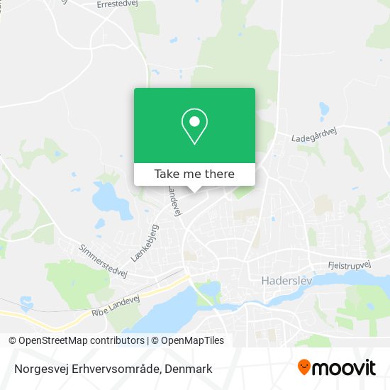 Norgesvej Erhvervsområde map