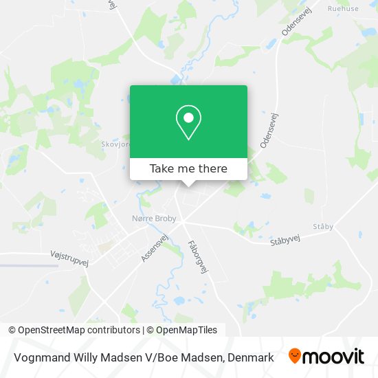 Vognmand Willy Madsen V / Boe Madsen map