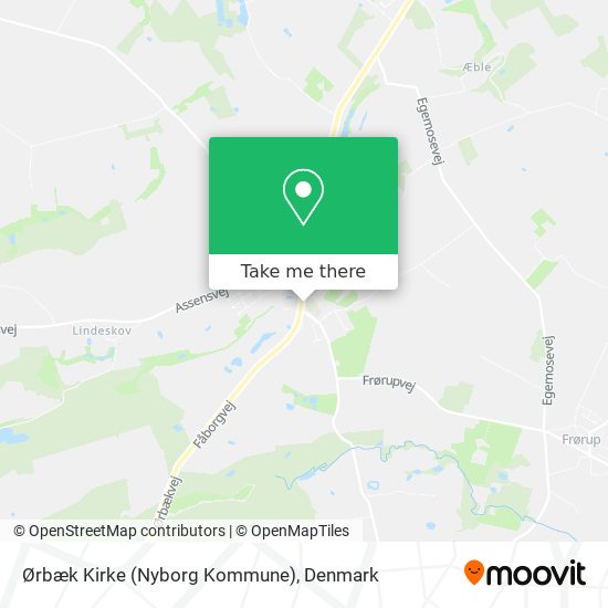 Ørbæk Kirke (Nyborg Kommune) map