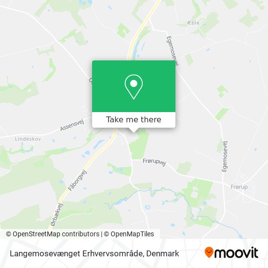 Langemosevænget Erhvervsområde map