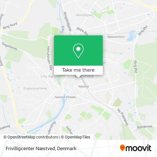 Frivilligcenter Næstved map