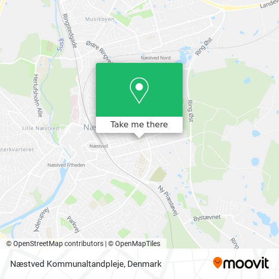 Næstved Kommunaltandpleje map