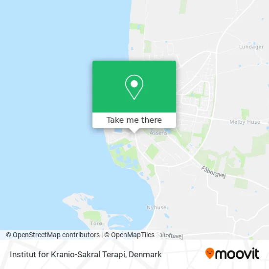 Institut for Kranio-Sakral Terapi map