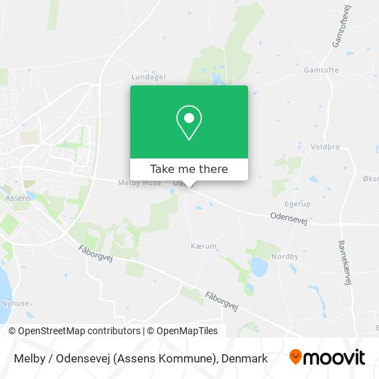 Melby / Odensevej (Assens Kommune) map