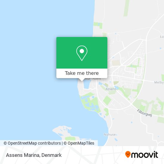 Assens Marina map
