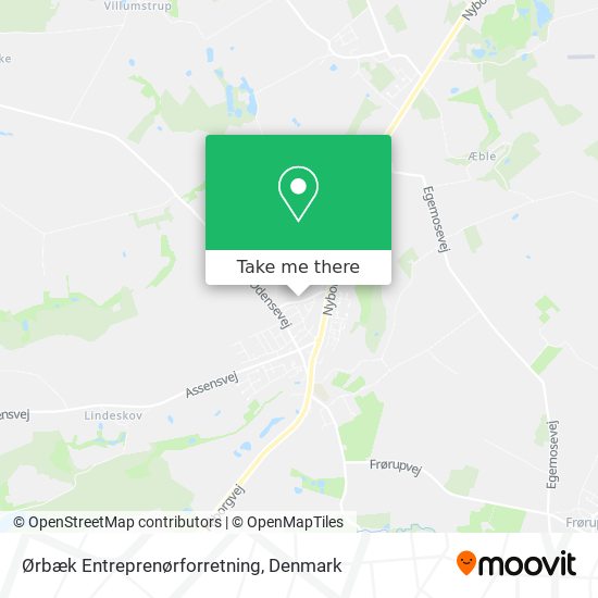 Ørbæk Entreprenørforretning map