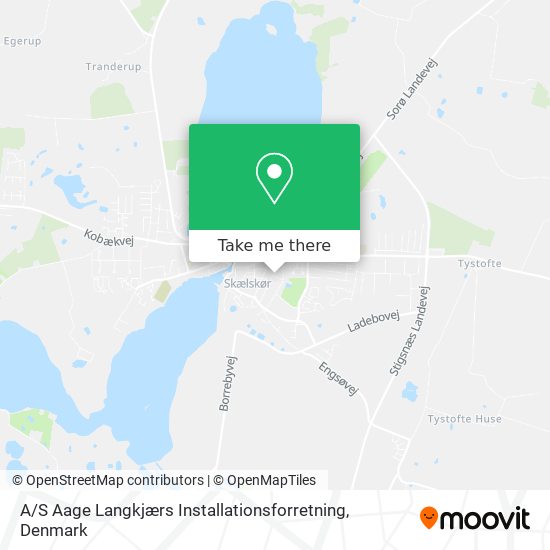 A / S Aage Langkjærs Installationsforretning map