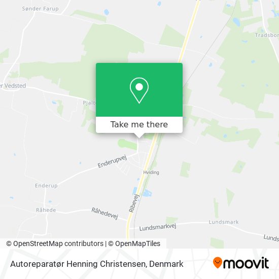 Autoreparatør Henning Christensen map