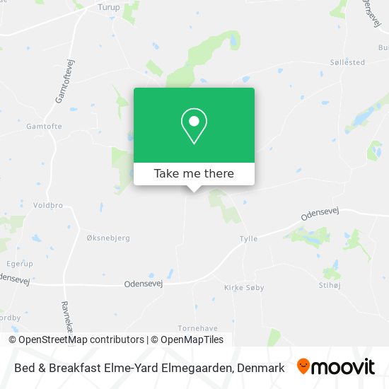 Bed & Breakfast Elme-Yard Elmegaarden map