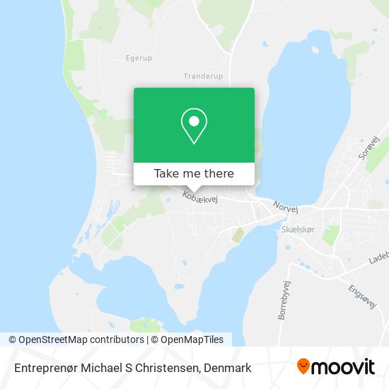 Entreprenør Michael S Christensen map