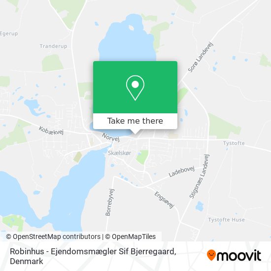 Robinhus - Ejendomsmægler Sif Bjerregaard map