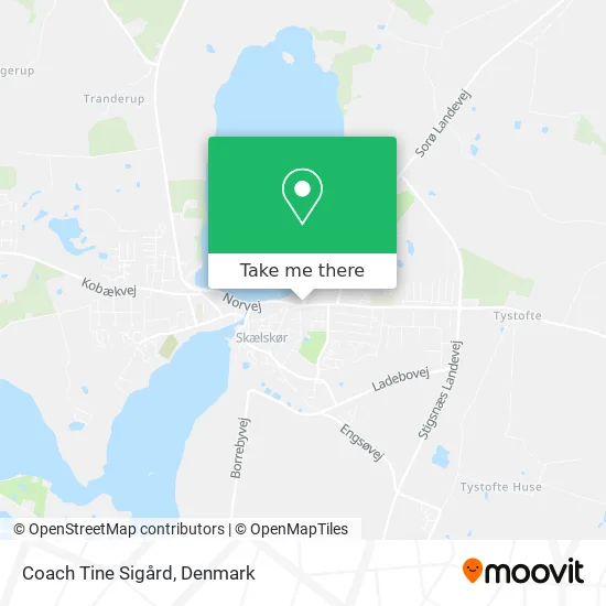 Coach Tine Sigård map
