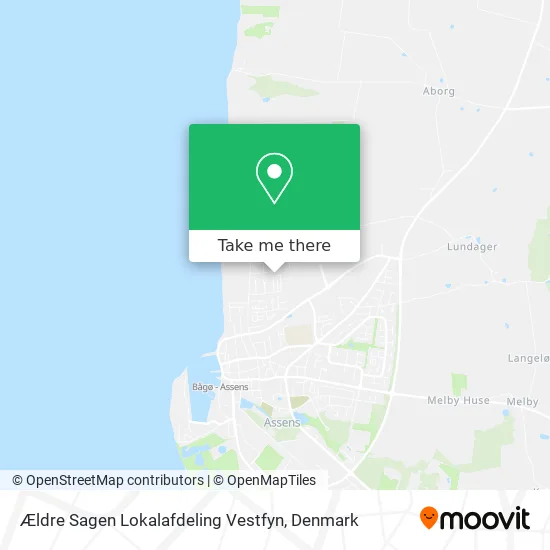 Ældre Sagen Lokalafdeling Vestfyn map