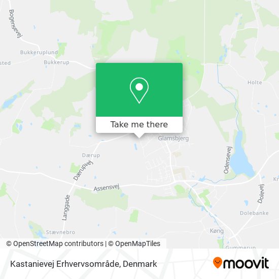 Kastanievej Erhvervsområde map