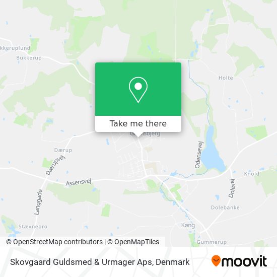 Skovgaard Guldsmed & Urmager Aps map