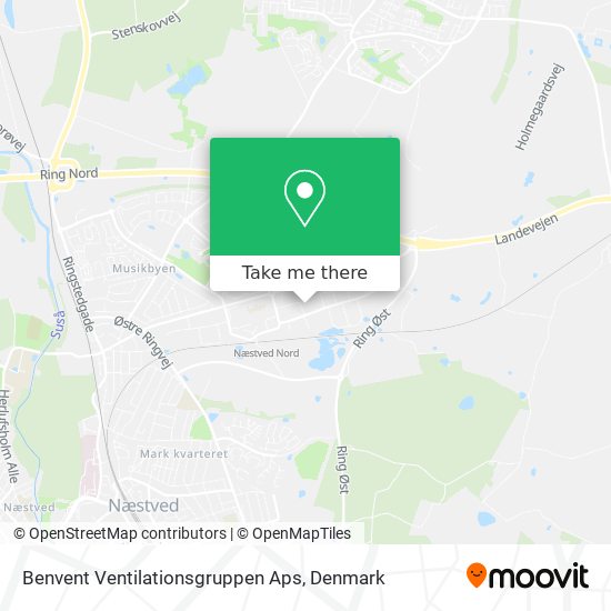 Benvent Ventilationsgruppen Aps map