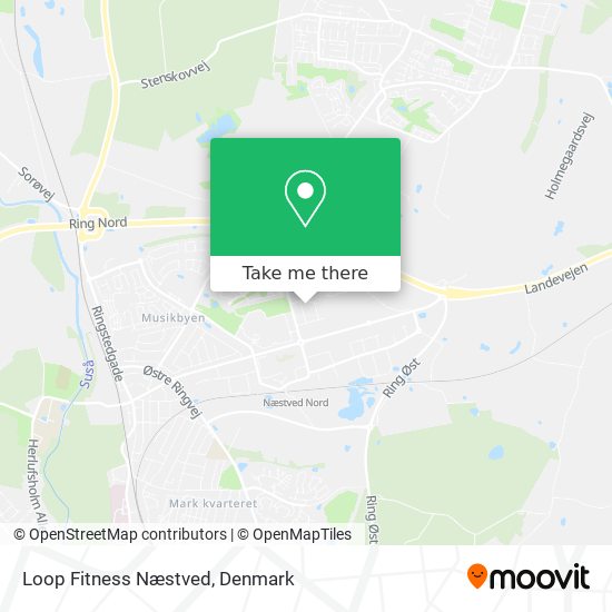 Loop Fitness Næstved map