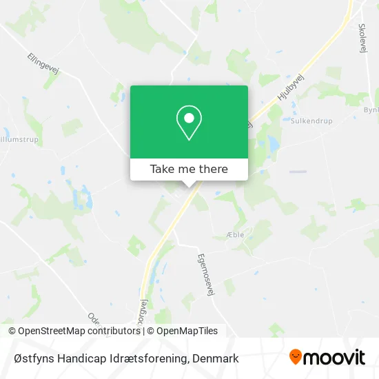 Østfyns Handicap Idrætsforening map
