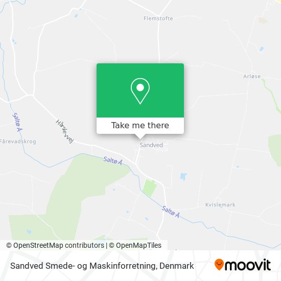 Sandved Smede- og Maskinforretning map