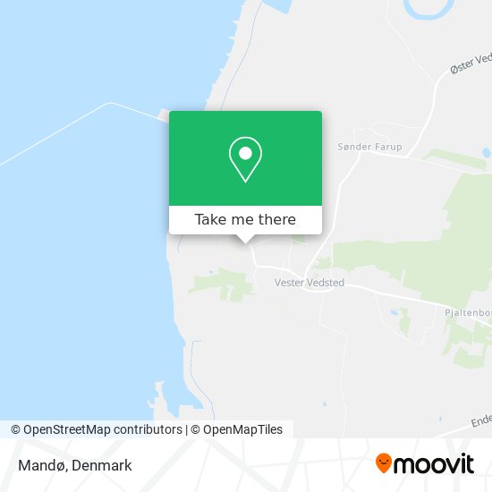 Mandø map