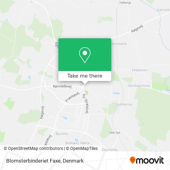 Blomsterbinderiet Faxe map