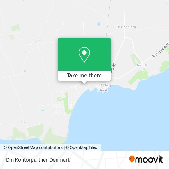 Din Kontorpartner map