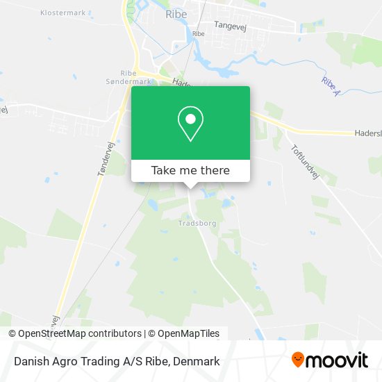 Danish Agro Trading A/S Ribe map