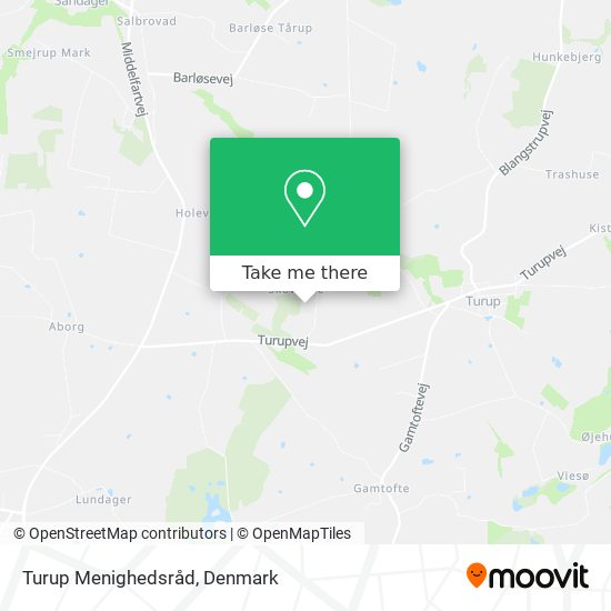 Turup Menighedsråd map