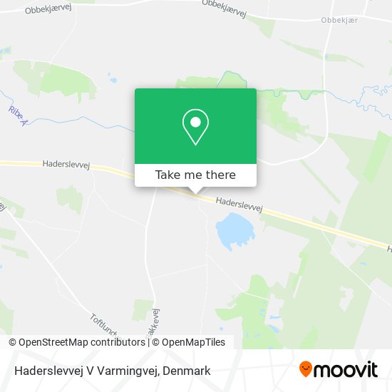 Haderslevvej V Varmingvej map