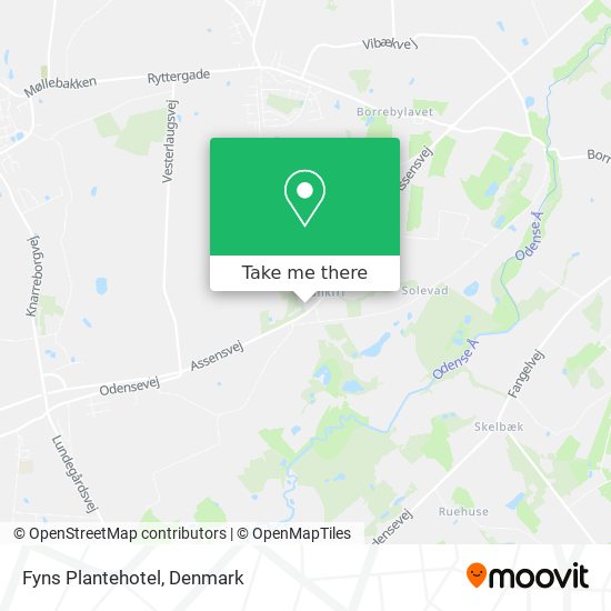 Fyns Plantehotel map