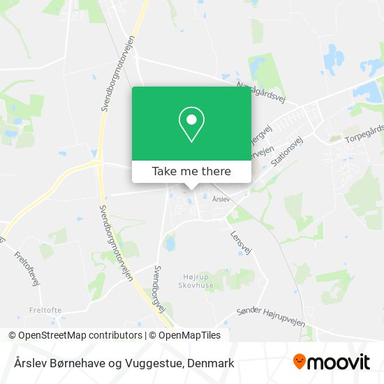 Årslev Børnehave og Vuggestue map
