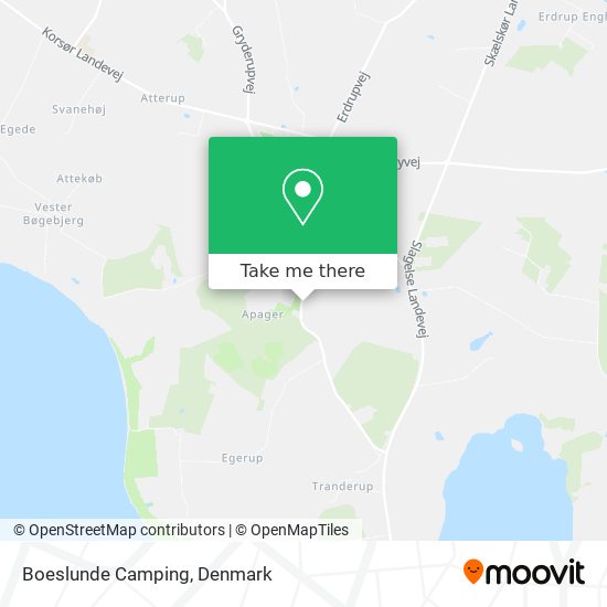 Boeslunde Camping map