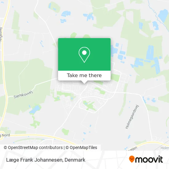 Læge Frank Johannesen map