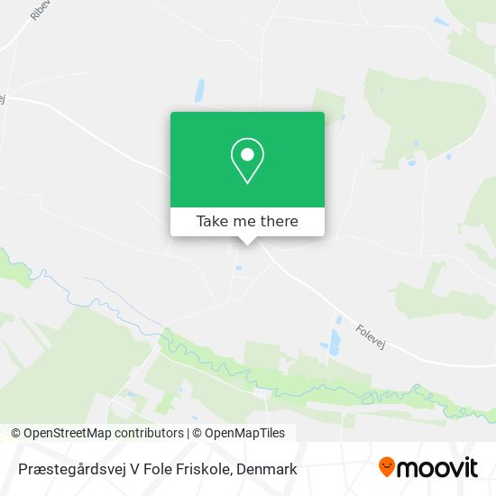 Præstegårdsvej V Fole Friskole map