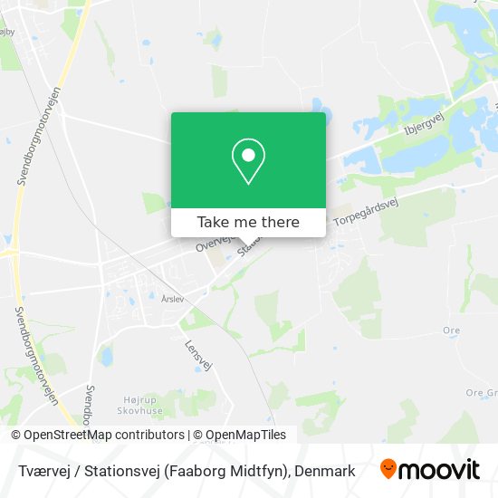 Tværvej / Stationsvej (Faaborg Midtfyn) map