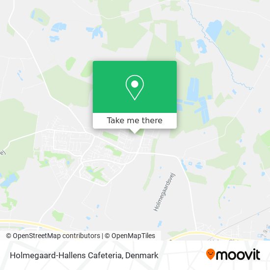 Holmegaard-Hallens Cafeteria map