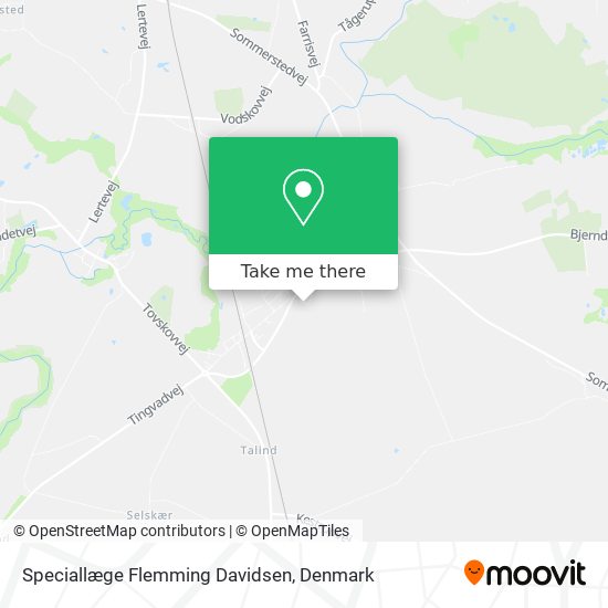 Speciallæge Flemming Davidsen map