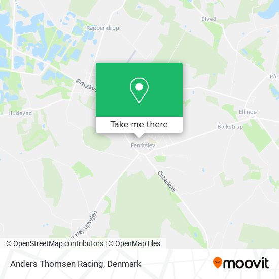 Anders Thomsen Racing map