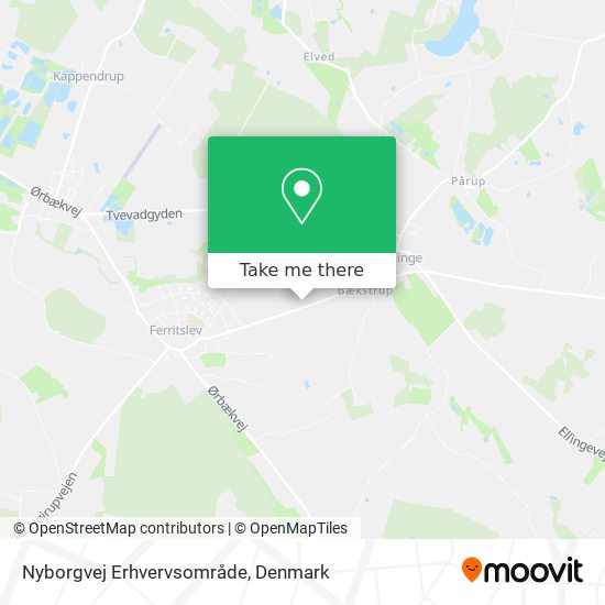 Nyborgvej Erhvervsområde map