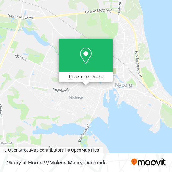 Maury at Home V/Malene Maury map