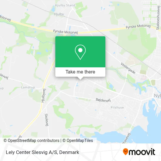 Lely Center Slesvig A/S map
