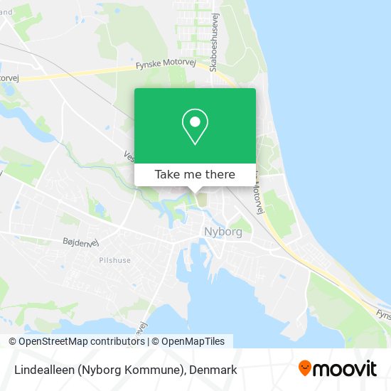 Lindealleen (Nyborg Kommune) map