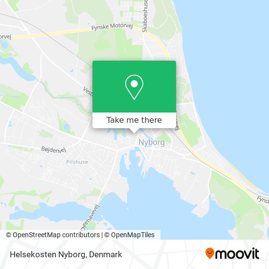 Helsekosten Nyborg map
