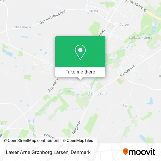 Lærer Arne Grønborg Larsen map
