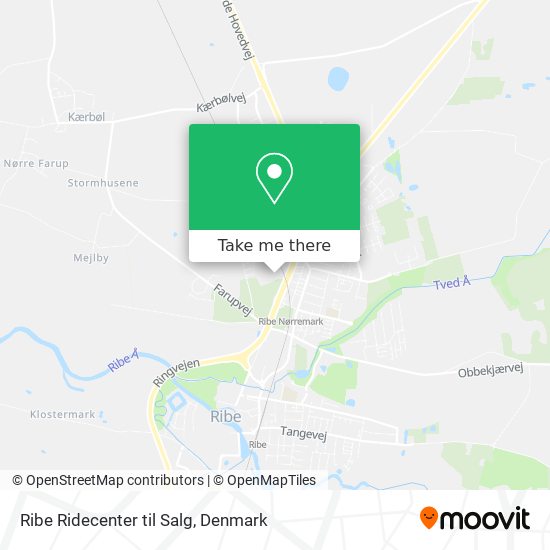 Ribe Ridecenter til Salg map