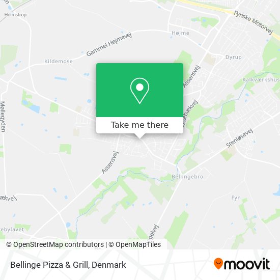 Bellinge Pizza & Grill map