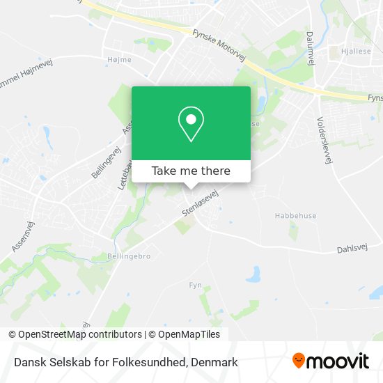 Dansk Selskab for Folkesundhed map