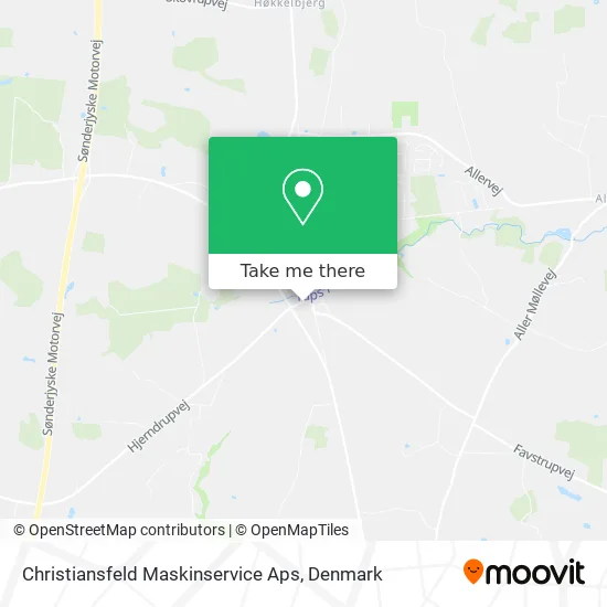 Christiansfeld Maskinservice Aps map