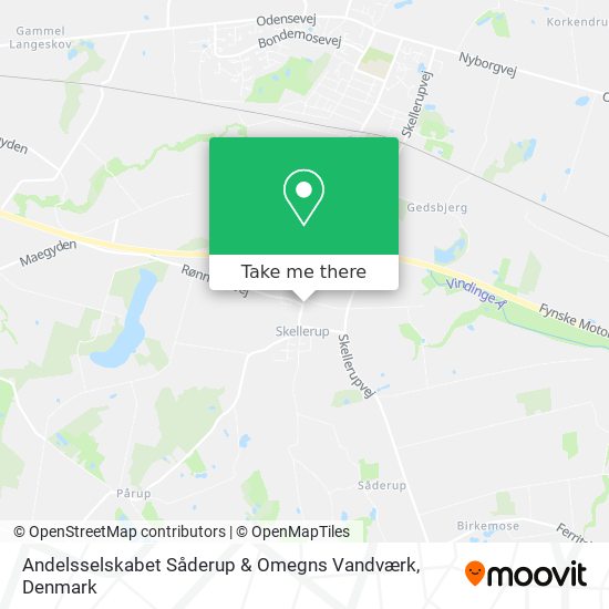 Andelsselskabet Såderup & Omegns Vandværk map
