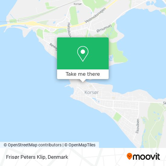 Frisør Peters Klip map